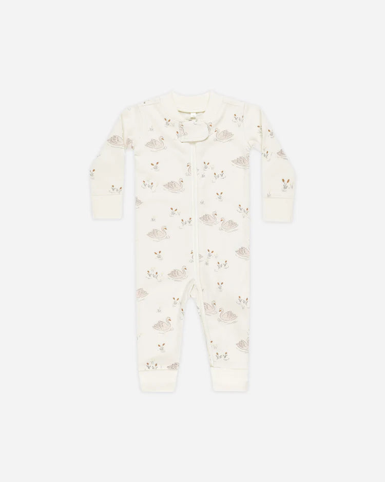Zip Longsleeve Sleeper | Swans  | Quincy Mae