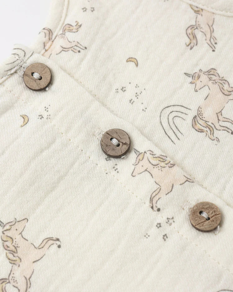 Sleeveless Peplum Set | Unicorns | Quincy Mae