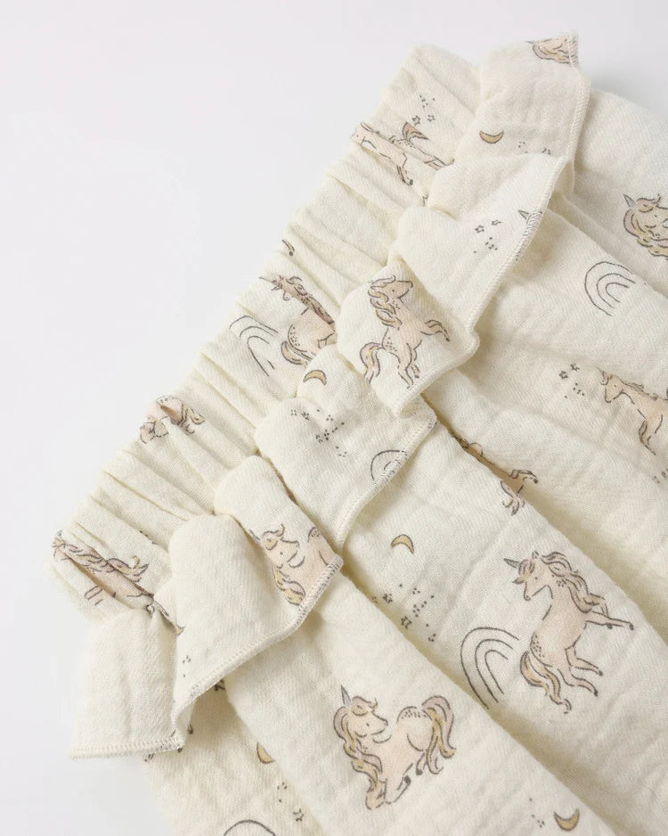 Sleeveless Peplum Set | Unicorns | Quincy Mae