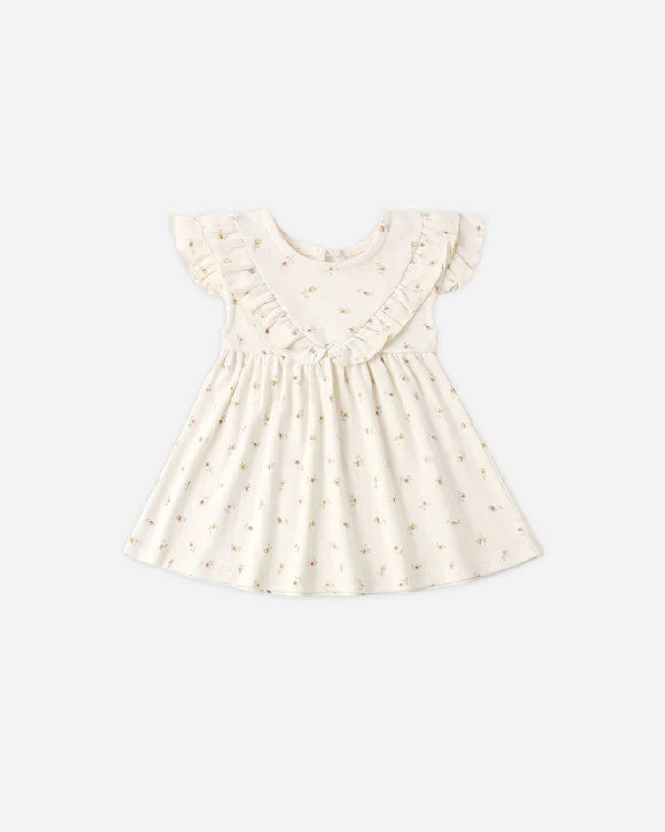Sleeveless Ruffle V Dress | Petit Fleur | Quincy Mae