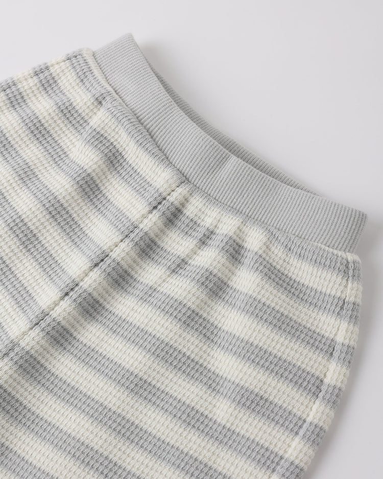 Waffle Sweater Set | Sky Stripe | Quincy Mae