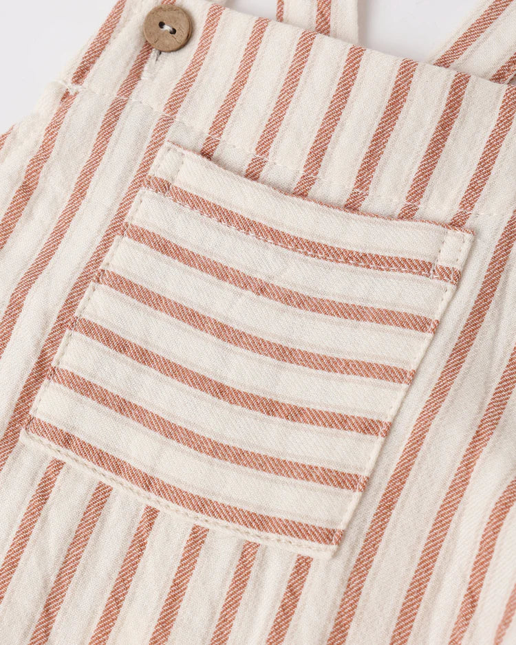 Hayes Romper | Vintage Stripe | Quincy Mae
