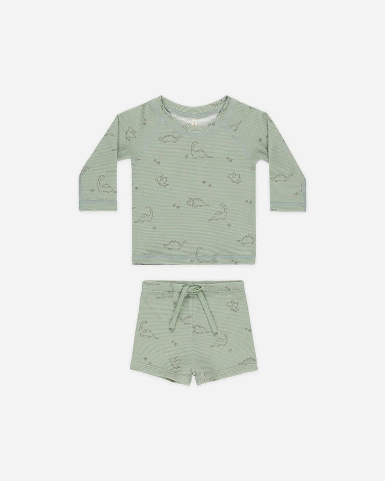 Finn Rashguard + Short Set | Dino | Quincy Mae