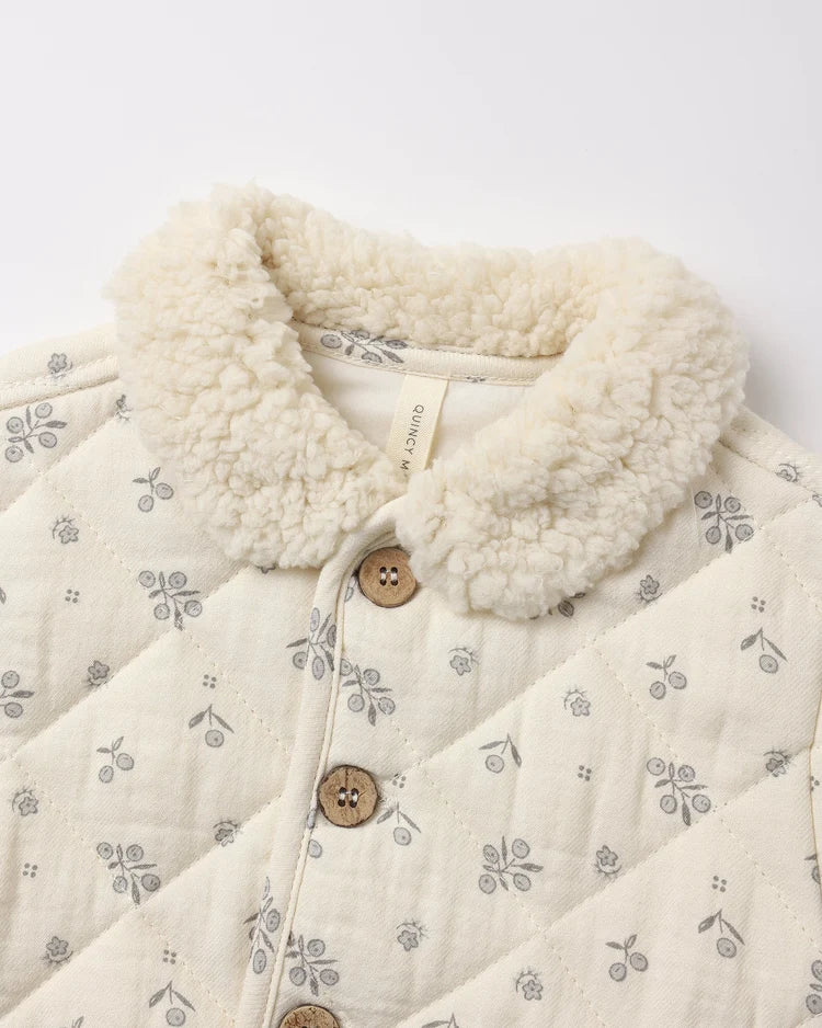 Quilted Jacket | Winter Berry | Quincy Mae