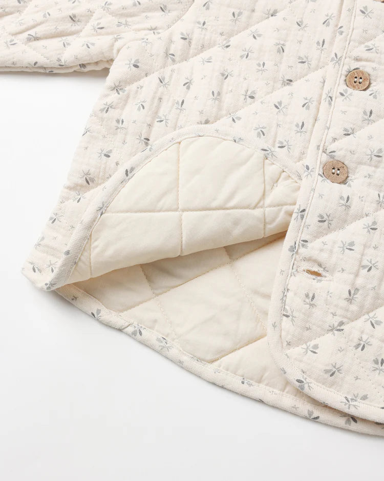 Quilted Jacket | Bluebell | Quincy Mae