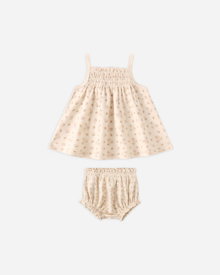 Smocked Tank + Bloomer Set | Strawberries | Quincy Mae