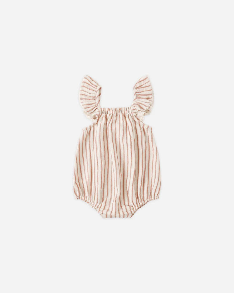 Bonnie Romper | Vintage Stripe | Quincy Mae