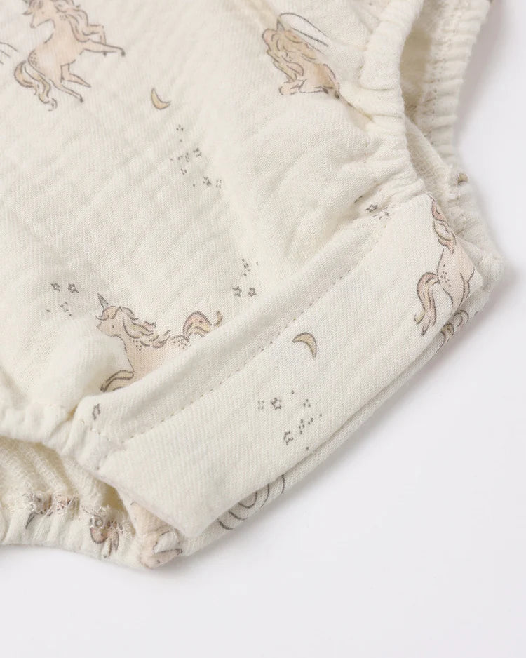Bonnie Romper | Unicorns | Quincy Mae