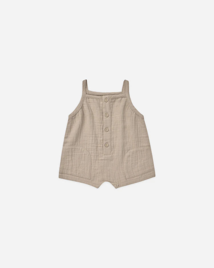 Oakley Romper | Oat | Quincy Mae