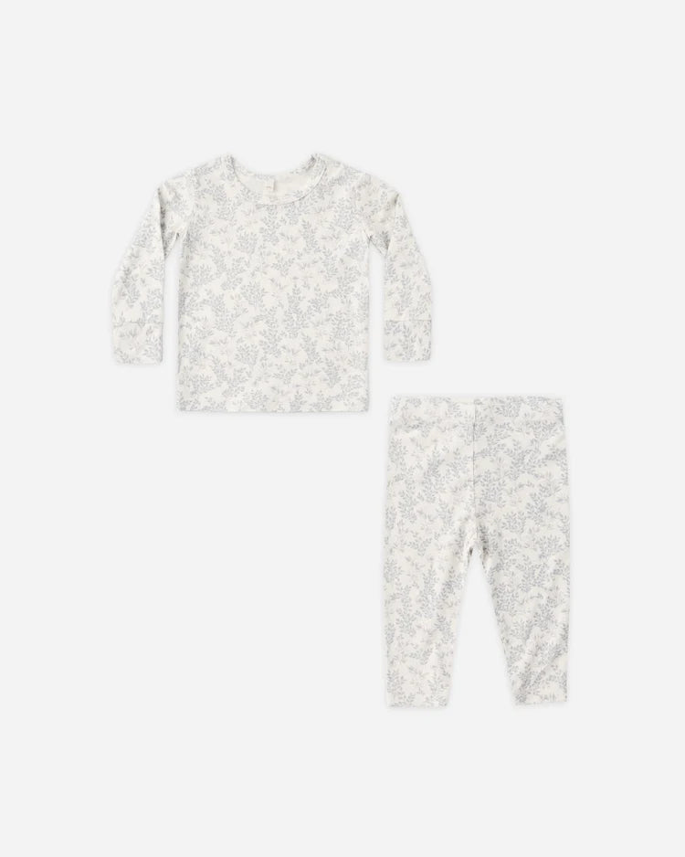 Bamboo Pajama Set | Cloud Floral | Quincy Mae