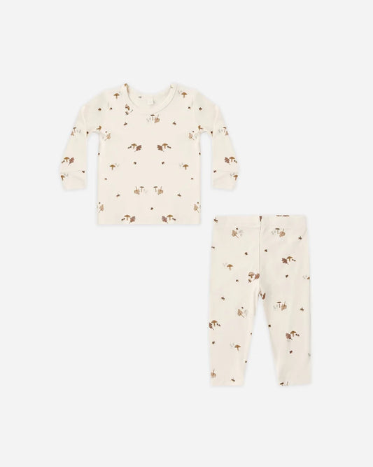 Bamboo Pajama Set | Woodland | Quincy Mae