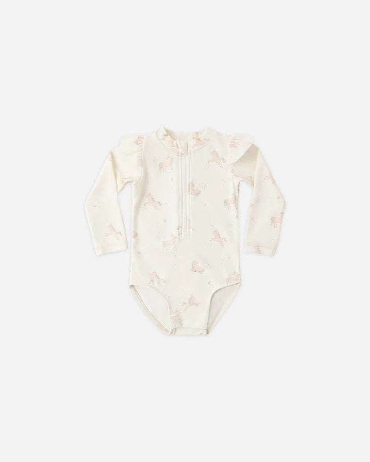 Byron Rashguard One-Piece | Unicorns | Quincy Mae