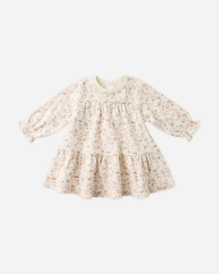 Tiered Jersey Dress | French Garden | Quincy Mae