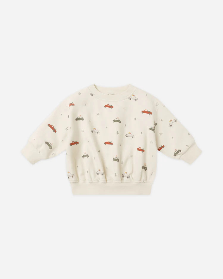 Relaxed Fleece Sweatsuit | Cars | Quincy Mae