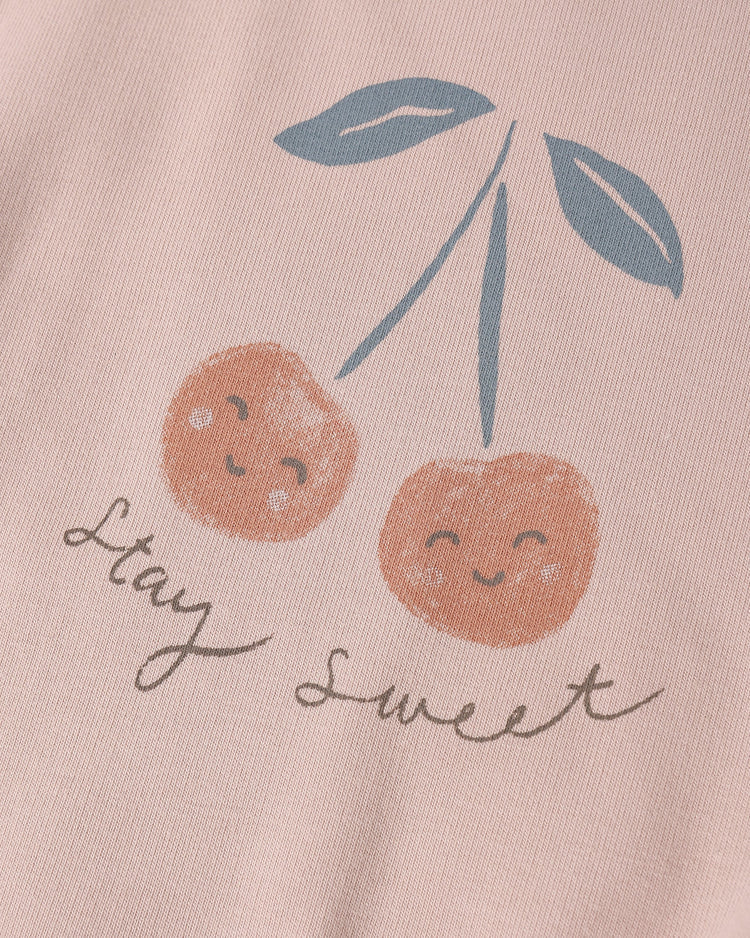 Relaxed Sweatshirt | Cherry | Quincy Mae