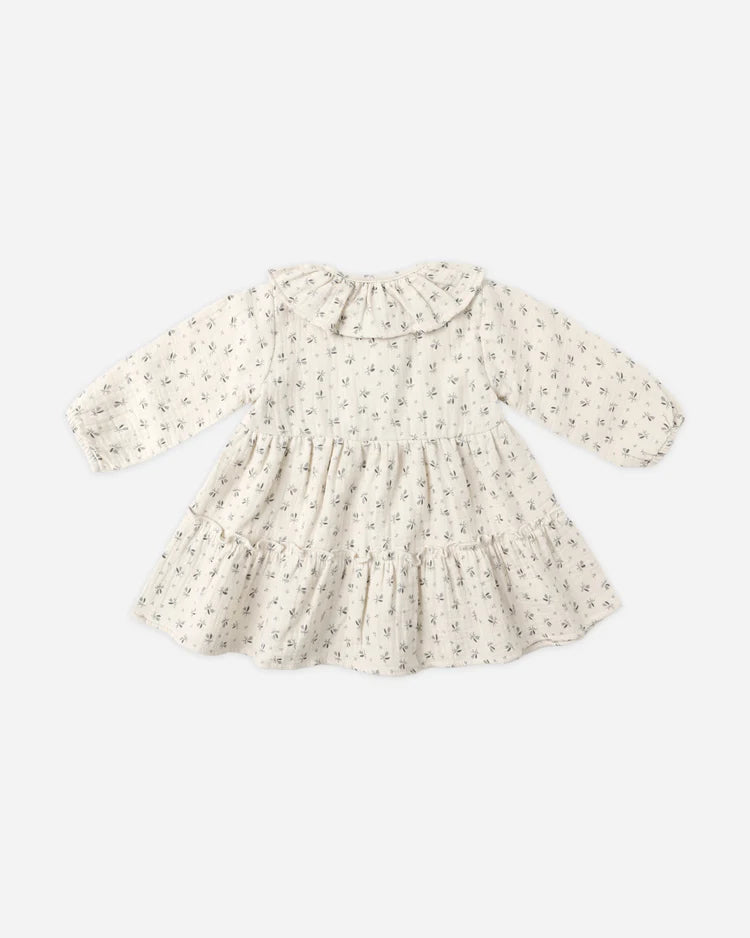 Ruffle Collar Button Dress | Bluebell | Quincy Mae