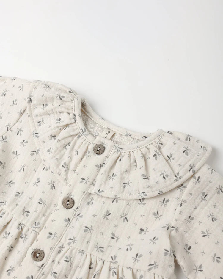 Ruffle Collar Button Dress | Bluebell | Quincy Mae
