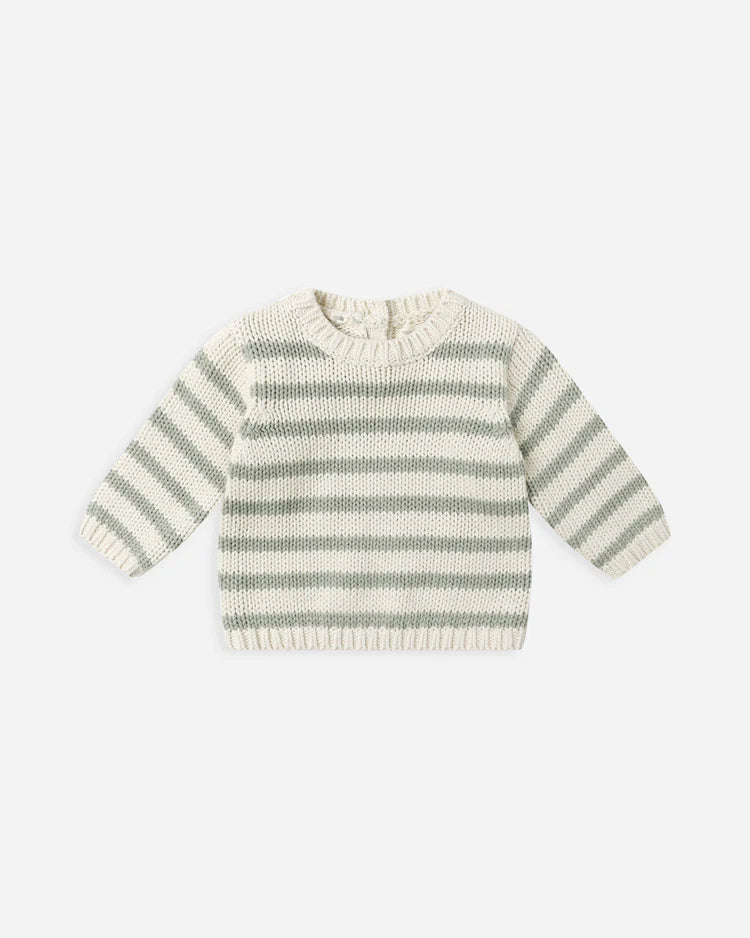 Rex Sweater | Fern Stripe | Quincy Mae