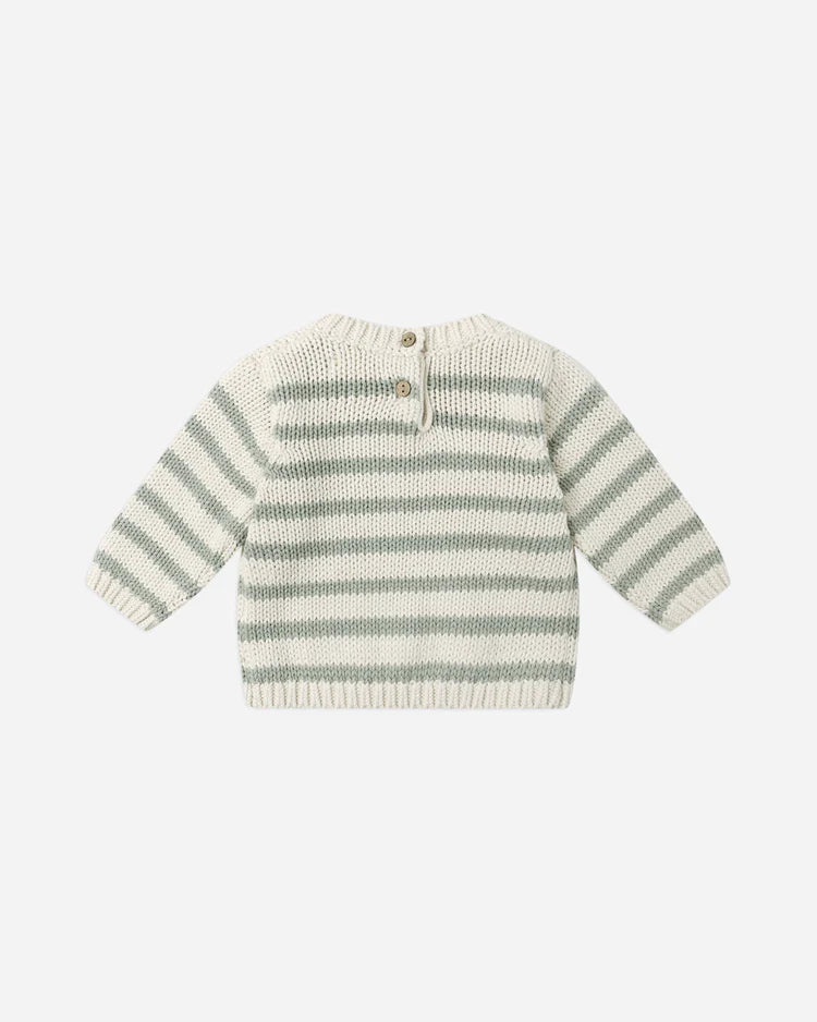 Rex Sweater | Fern Stripe | Quincy Mae
