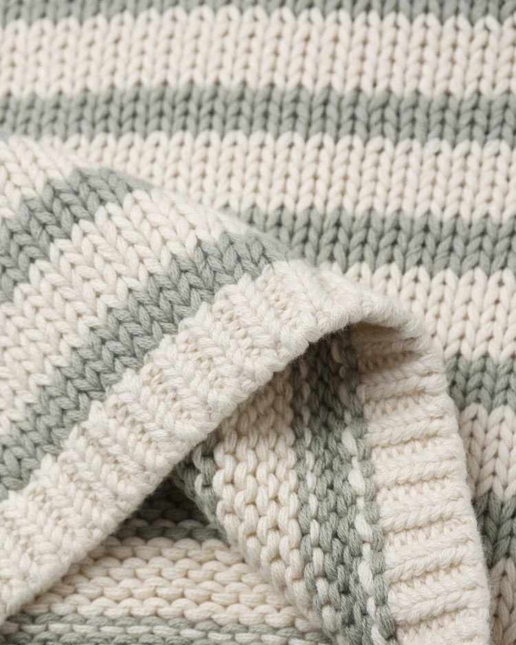 Rex Sweater | Fern Stripe | Quincy Mae