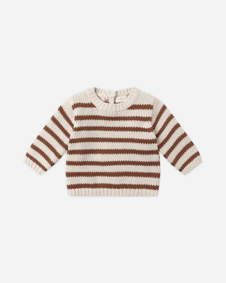 Rex Sweater | Cedar Stripe | Quincy Mae