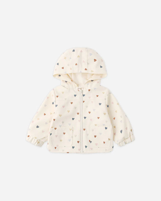 Rain Coat | Confetti Heart Small | Quincy Mae