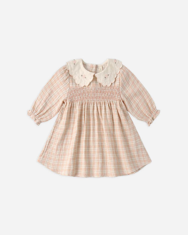 Callie Dress | Pink Plaid | Quincy Mae