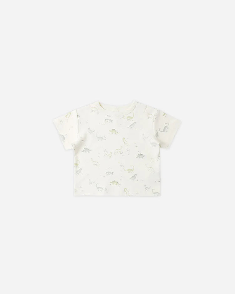 Boxy Tee | Dinosaur | Quincy Mae