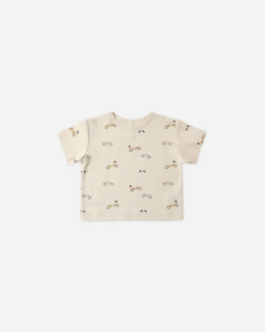 Boxy Tee | Race Car | Quincy Mae