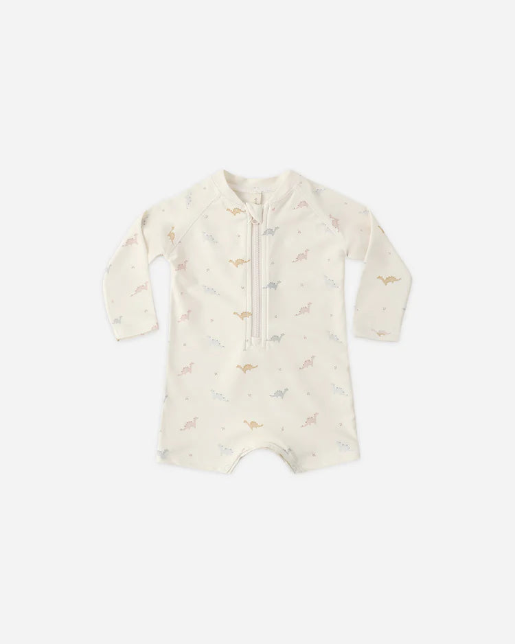 Long Sleeve One-Piece Rashguard | Dino | Quincy Mae