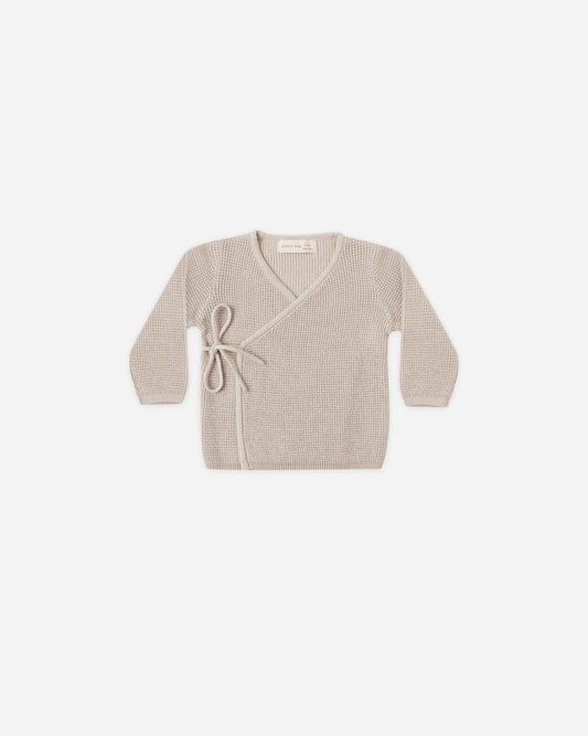 Knit Wrap Top | Oat | Quincy Mae