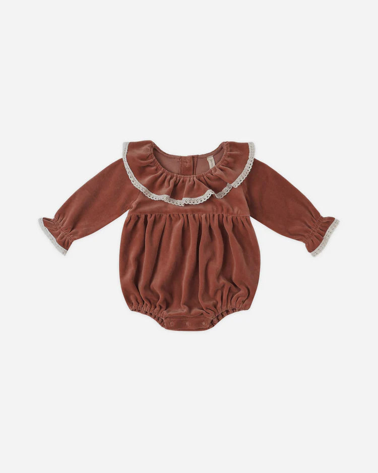Wendy Romper | Cranberry | Quincy Mae