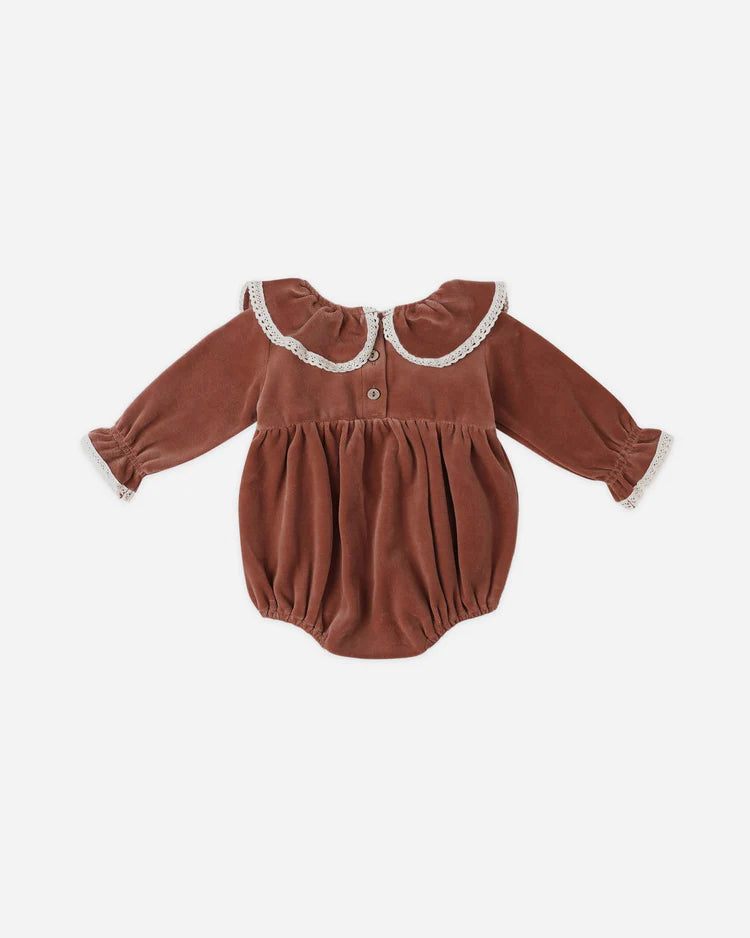 Wendy Romper | Cranberry | Quincy Mae