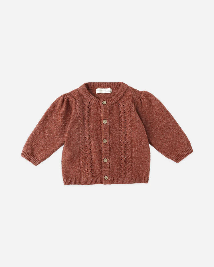 Holly Cardigan | Cranberry | Quincy Mae