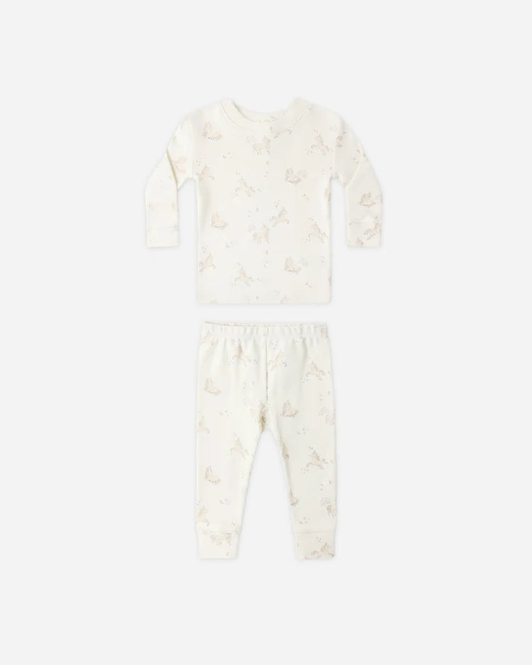 Jersey Pajama Set | Unicorns | Quincy Mae
