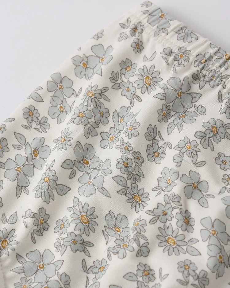 Bamboo Babydoll Dress | Blue Floral | Quincy Mae