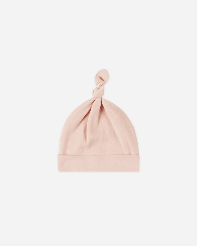 Knotted Baby Hat | Dusty Rose | Quincy Mae