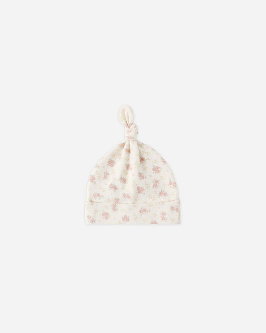 Knotted Baby Hat | Flower Field | Quincy Mae