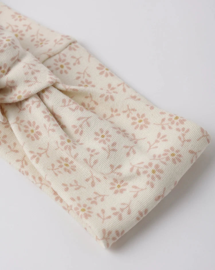 Knotted Headband | Ditsy | Quincy Mae
