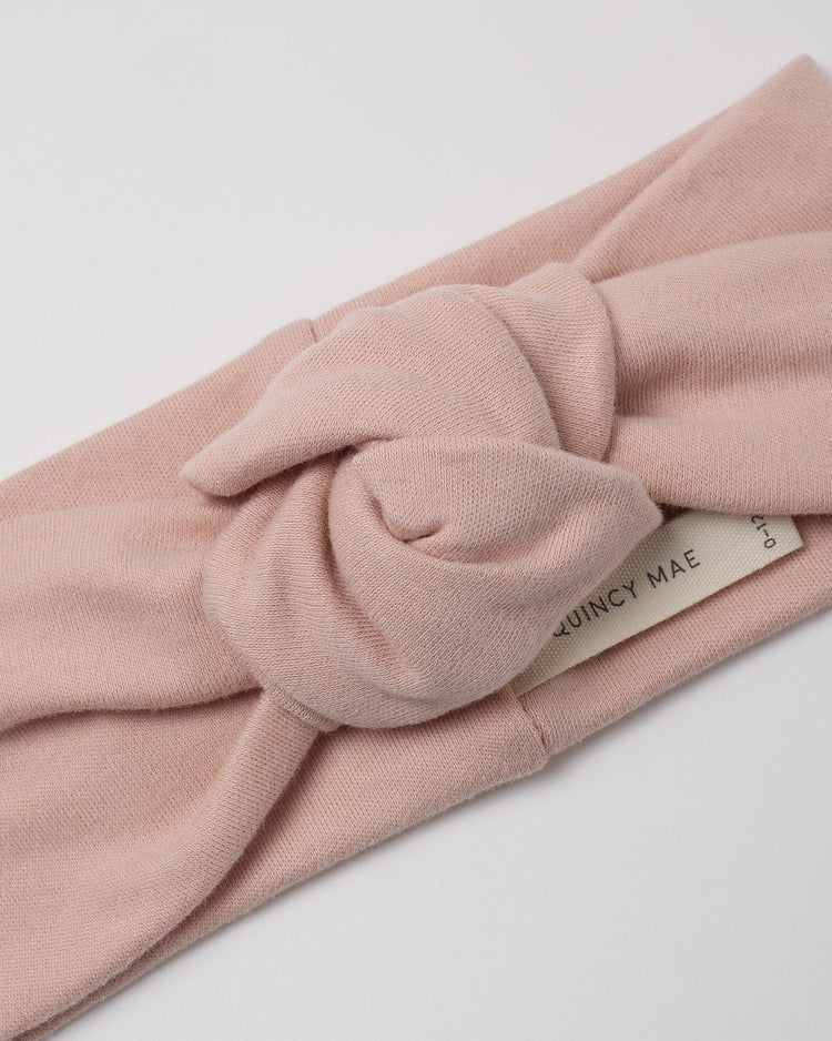 Knotted Headband | Dusty Rose | Quincy Mae