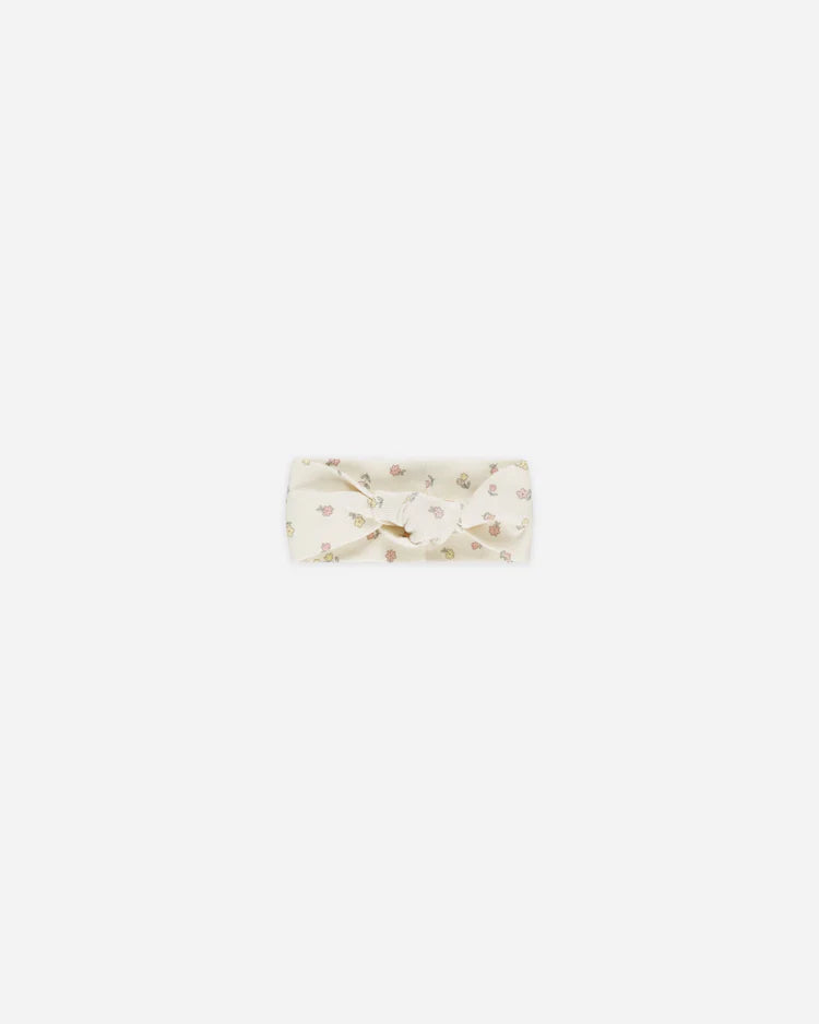Ribbed Knotted Headband | Fleur  | Quincy Mae