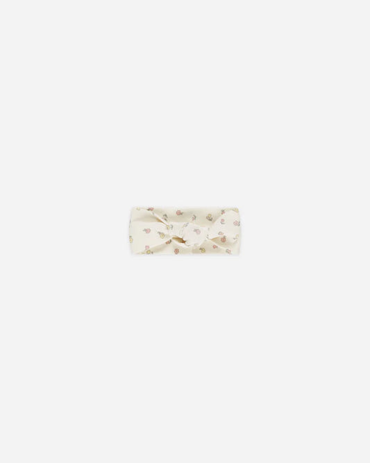 Ribbed Knotted Headband | Fleur  | Quincy Mae