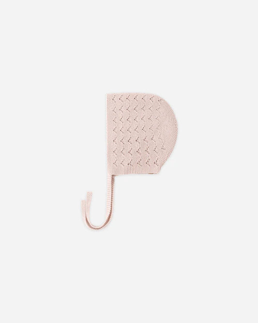 Knit Bonnet | Blush | Quincy Mae