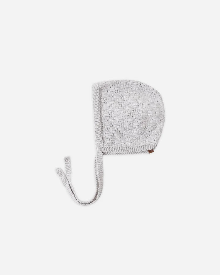 Knit Bonnet | Cloud | Quincy Mae
