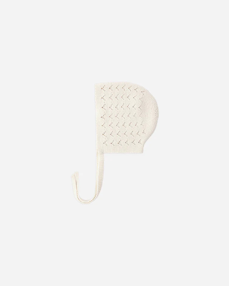 Knit Bonnet | Natural | Quincy Mae