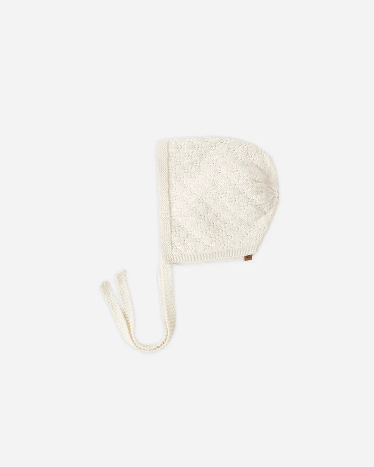 Knit Bonnet | Natural | Quincy Mae