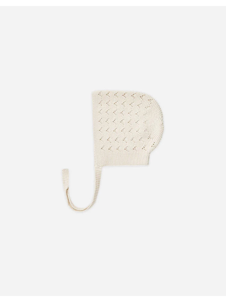Knit Bonnet | Natural | Quincy Mae