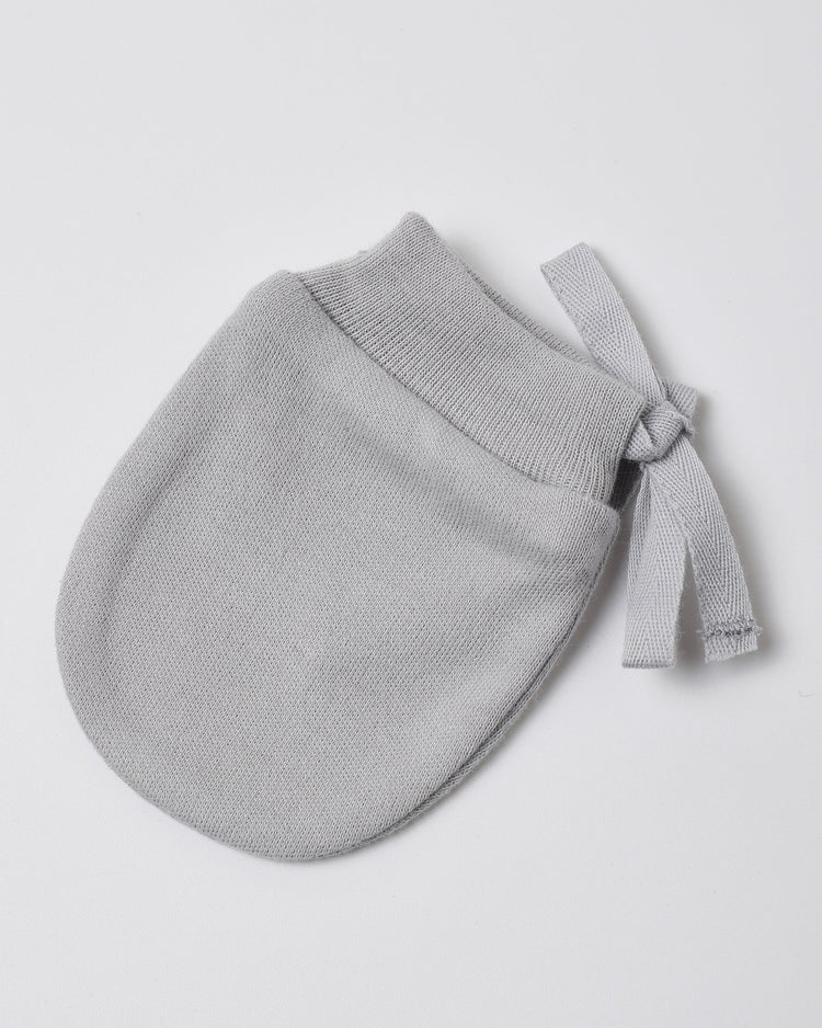No Scratch Mittens, Set Of 2 | Cloud Stripe, Cloud | Quincy Mae