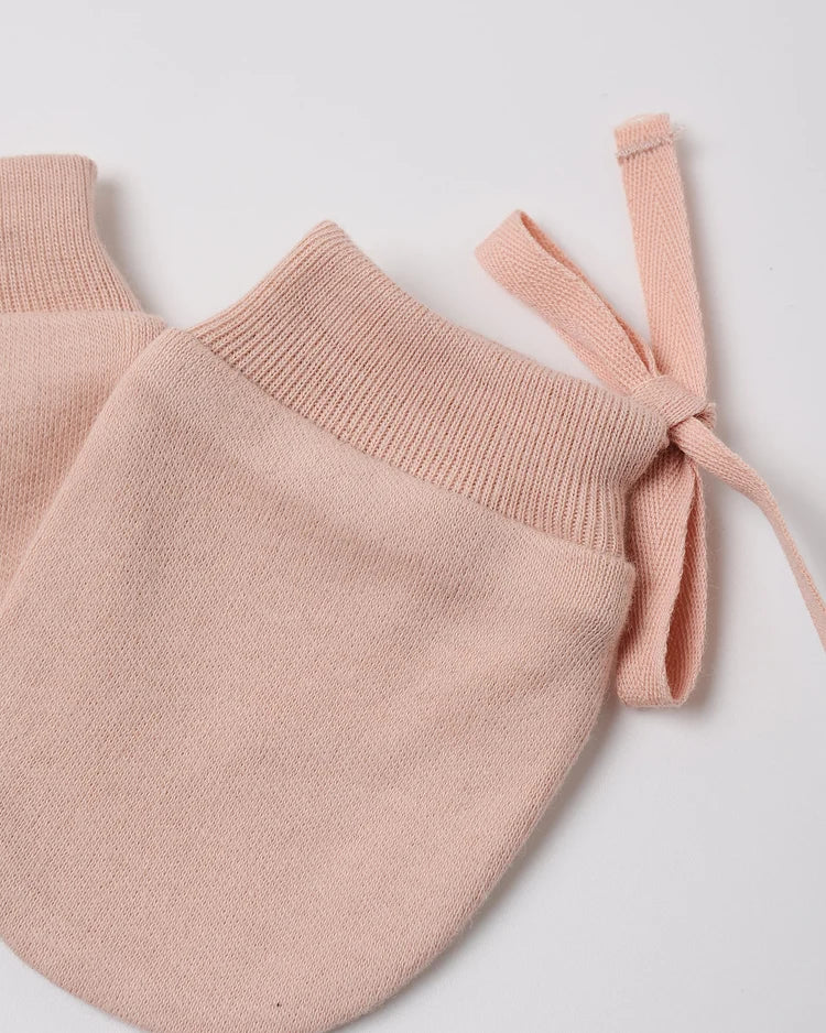 No Scratch Mittens, Set Of 2 | Floral Vine, Dusty Rose | Quincy Mae