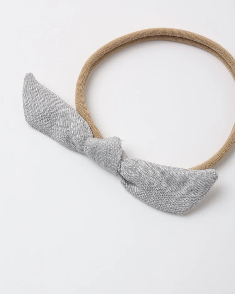 Little Knot Headband | Cloud | Quincy Mae